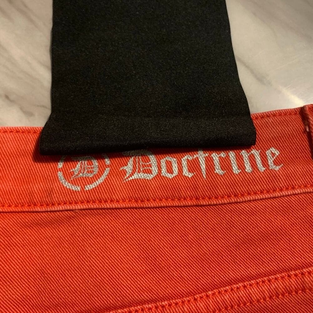 DOCTRINE DENIM (SAVANT RED SUPER STACKED JEAN) SIZE 32 - Thumbnail 9