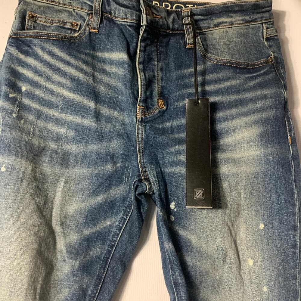 Shabaz Z Brothers Superstack Mens Jeans Size 34 - Thumbnail 3