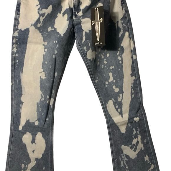 Doctrine Flared Mens Jeans Size 36 - Thumbnail 8