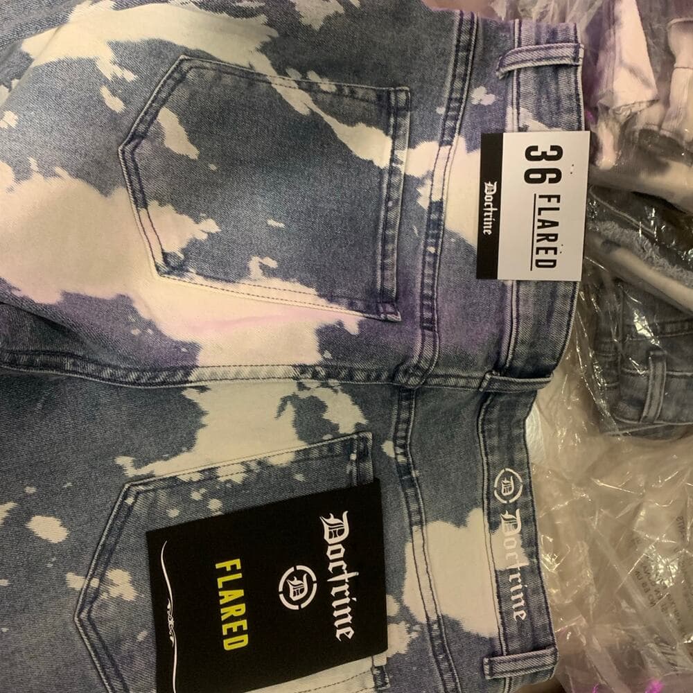 Doctrine Flared Mens Jeans Size 36 - Thumbnail 5