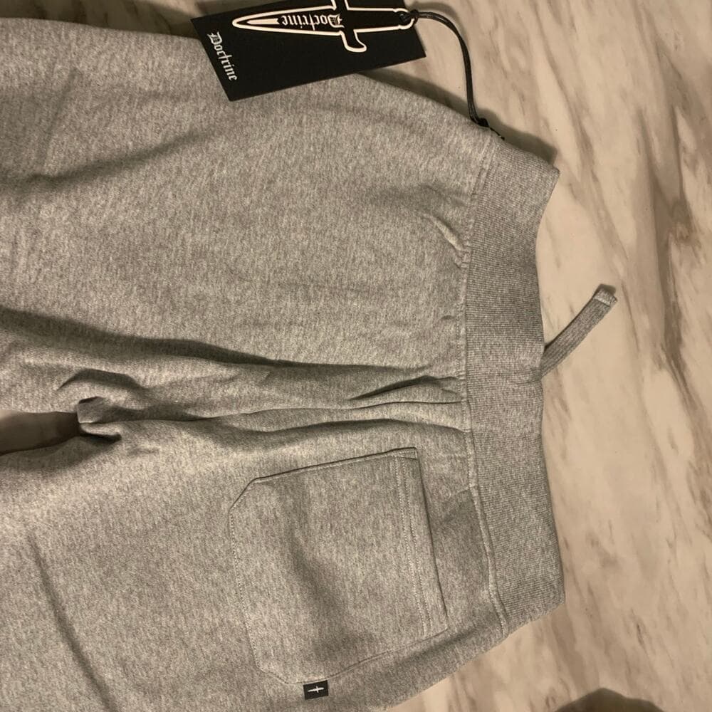 Doctrine Superstack Grey Mens Sweatpants Size medium - Thumbnail 7