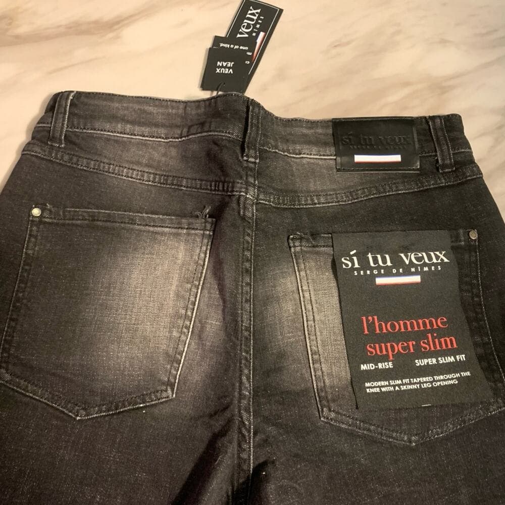 Veux Mens jeans size 34 black wash - Thumbnail 5
