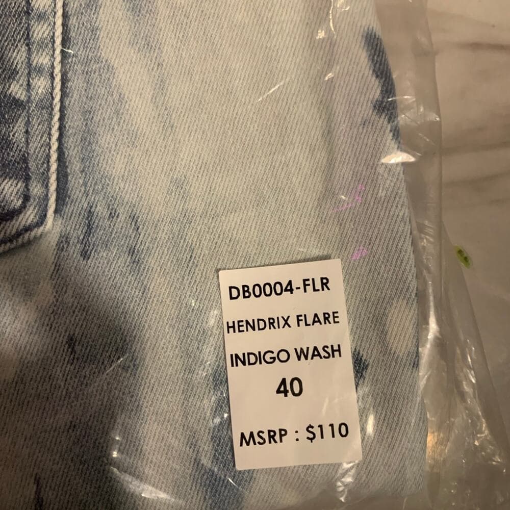 Doctrine Flared Mens Jeans Size 40 - Thumbnail 4