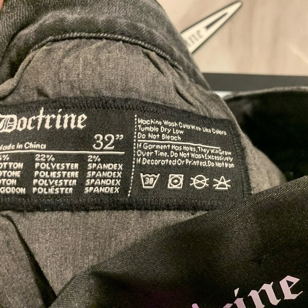 Doctrine Black Superstack Mens Jeans Size 32 - Thumbnail 6