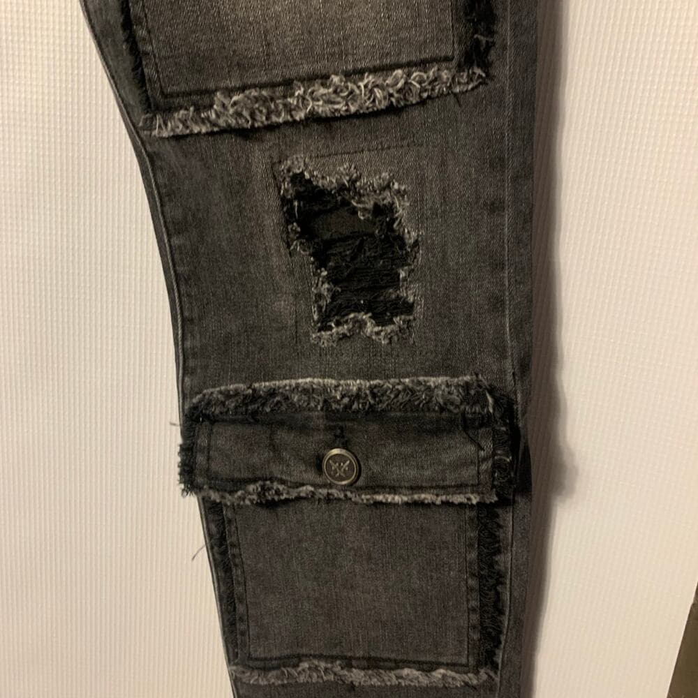 Doctrine Black Superstack Mens Jeans Size 32 - Thumbnail 5
