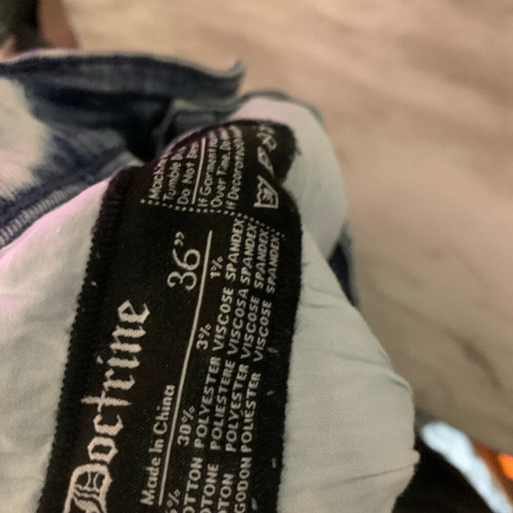 Doctrine Flared Mens Jeans Size 36 - Thumbnail 4