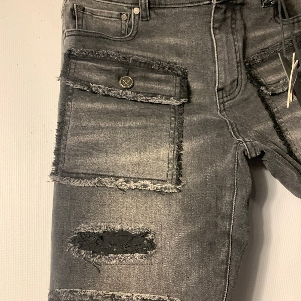 Doctrine Black Superstack Mens Jeans Size 32 - Thumbnail 3