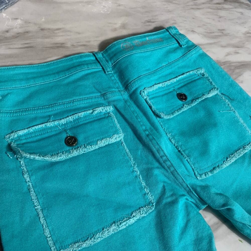 Doctrine Teal Superstack Mens Jeans Size 32 - Thumbnail 5