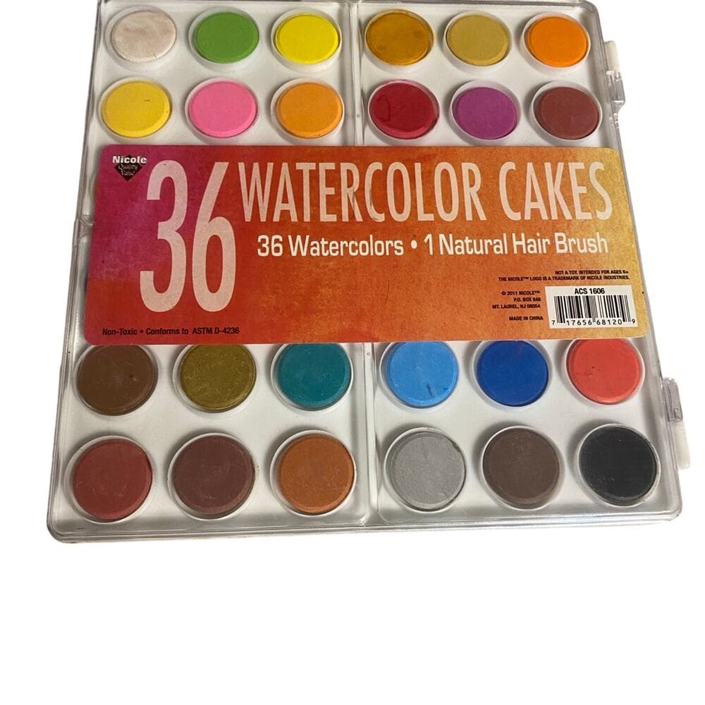 36 water color cakes paint - Thumbnail 2