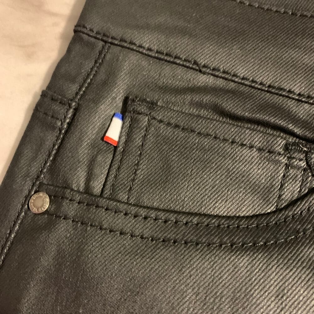 Si Tu Veux Superstack Black Wax Mens Jeans Size 38 - Thumbnail 4