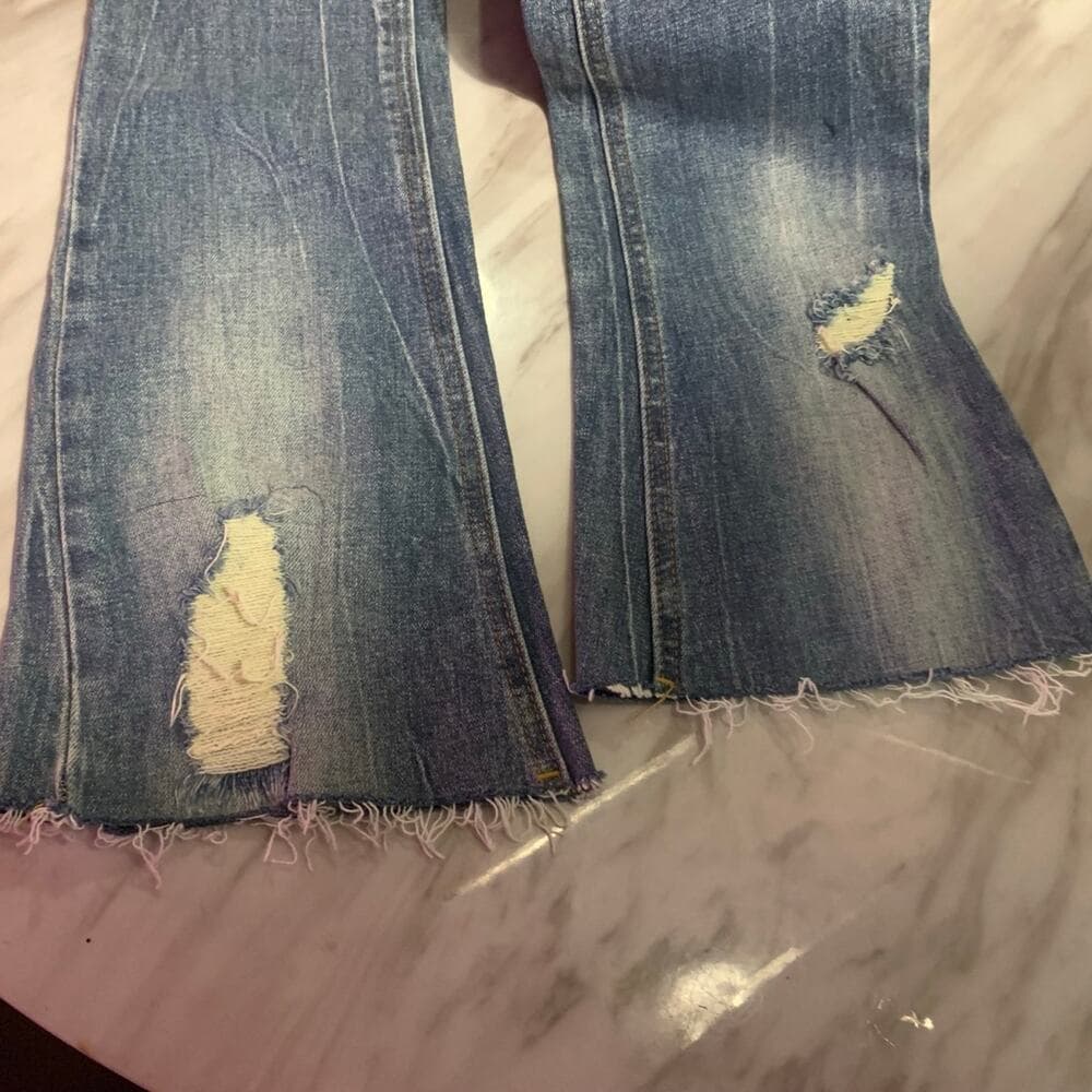 Si Tu Veux Superstack Medium Wash Mens Jeans Size 30 - Thumbnail 6