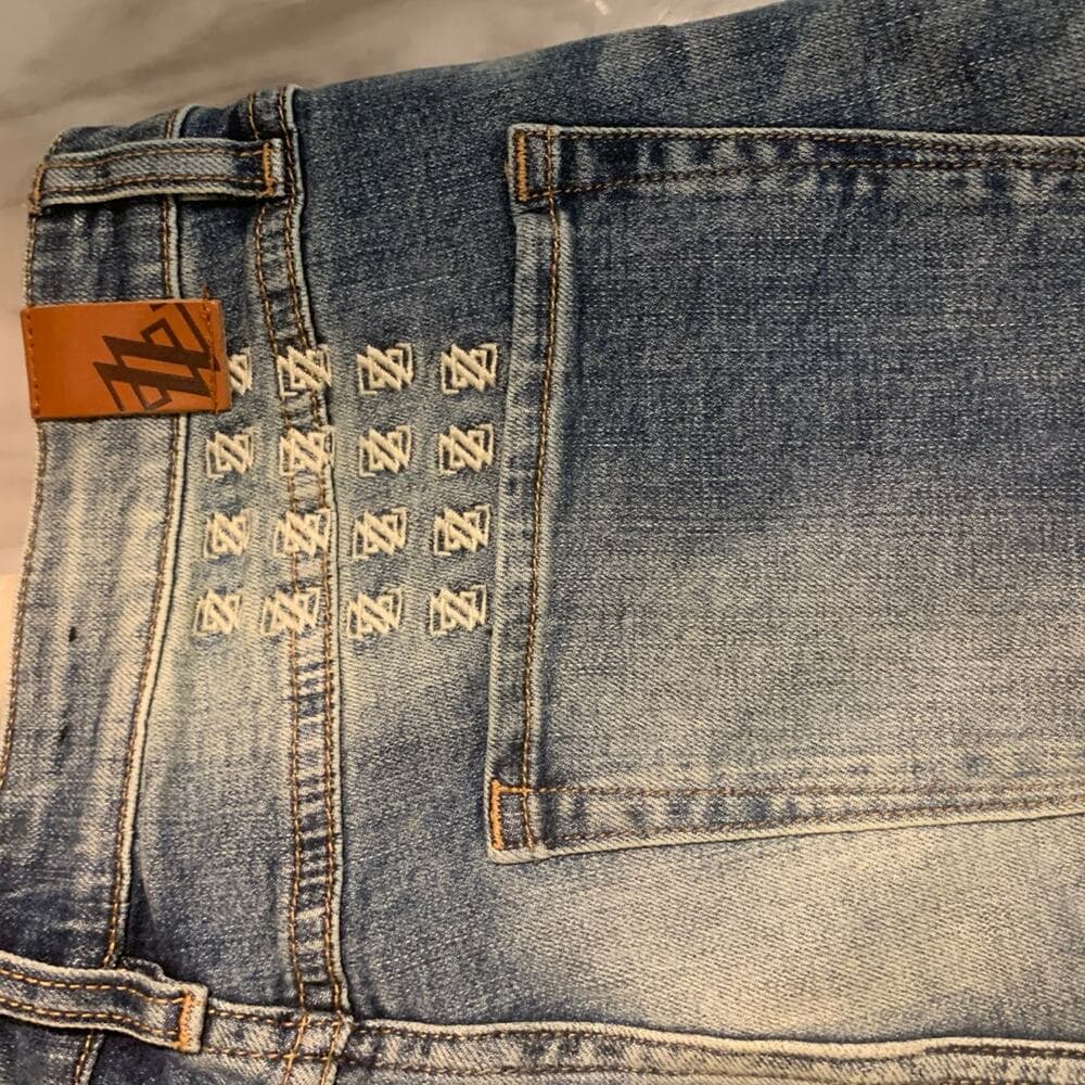 Shabaz Z Brothers Blue Mens Jeans Size 34 - Thumbnail 4