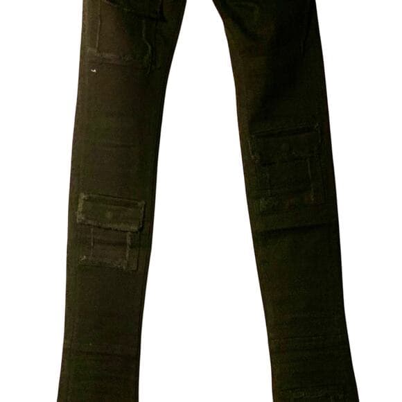 Si Tu Veux Superstack Jet Black Mens Jeans Size 30 - Thumbnail 9