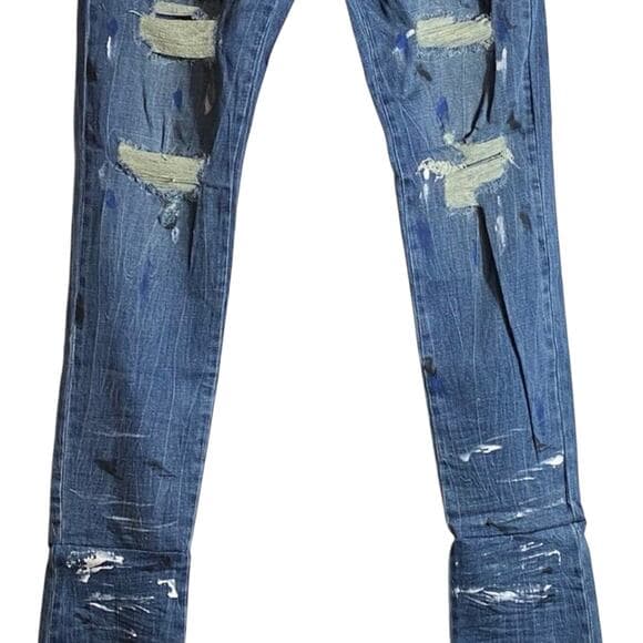 Si tu veux serge de nimes Marc jean indigo wash size 42 - Thumbnail 6