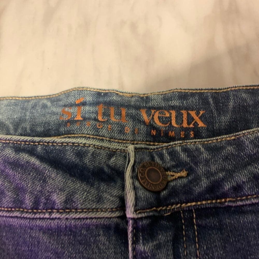 Si Tu Veux Superstack Indigo Wash Mens Jeans Size 40 - Thumbnail 4