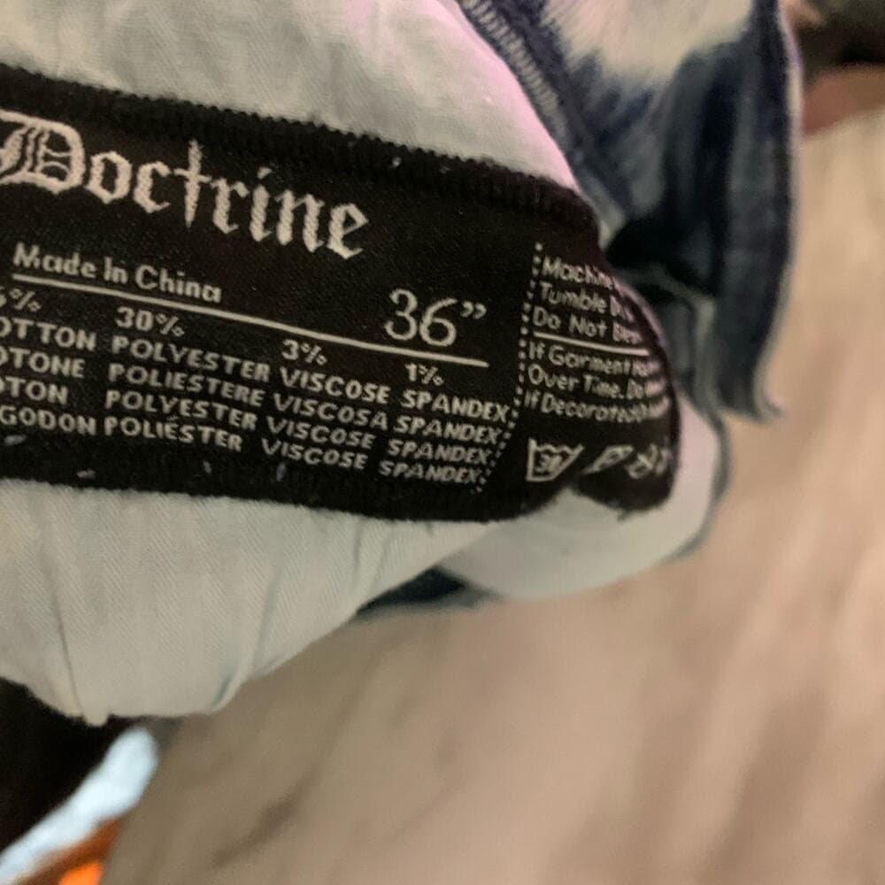Doctrine Flared Mens Jeans Size 36 - Thumbnail 4