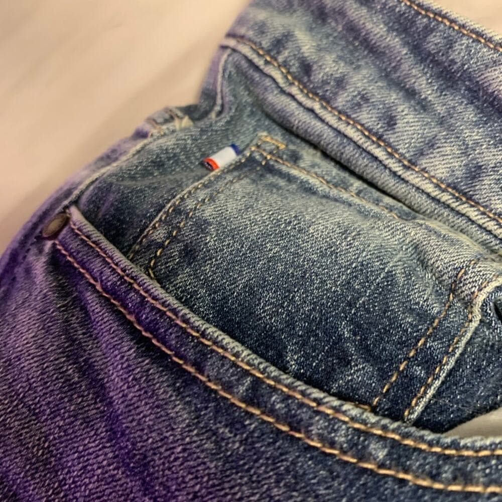 Si Tu Veux Superstack Indigo Wash Mens Jeans Size 40 - Thumbnail 3