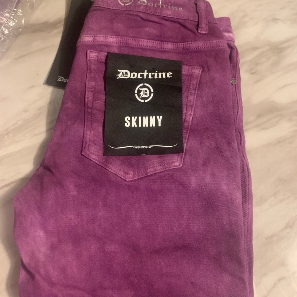 Doctrine Superstack purple Men’s Jeans Size 32 - Thumbnail 4