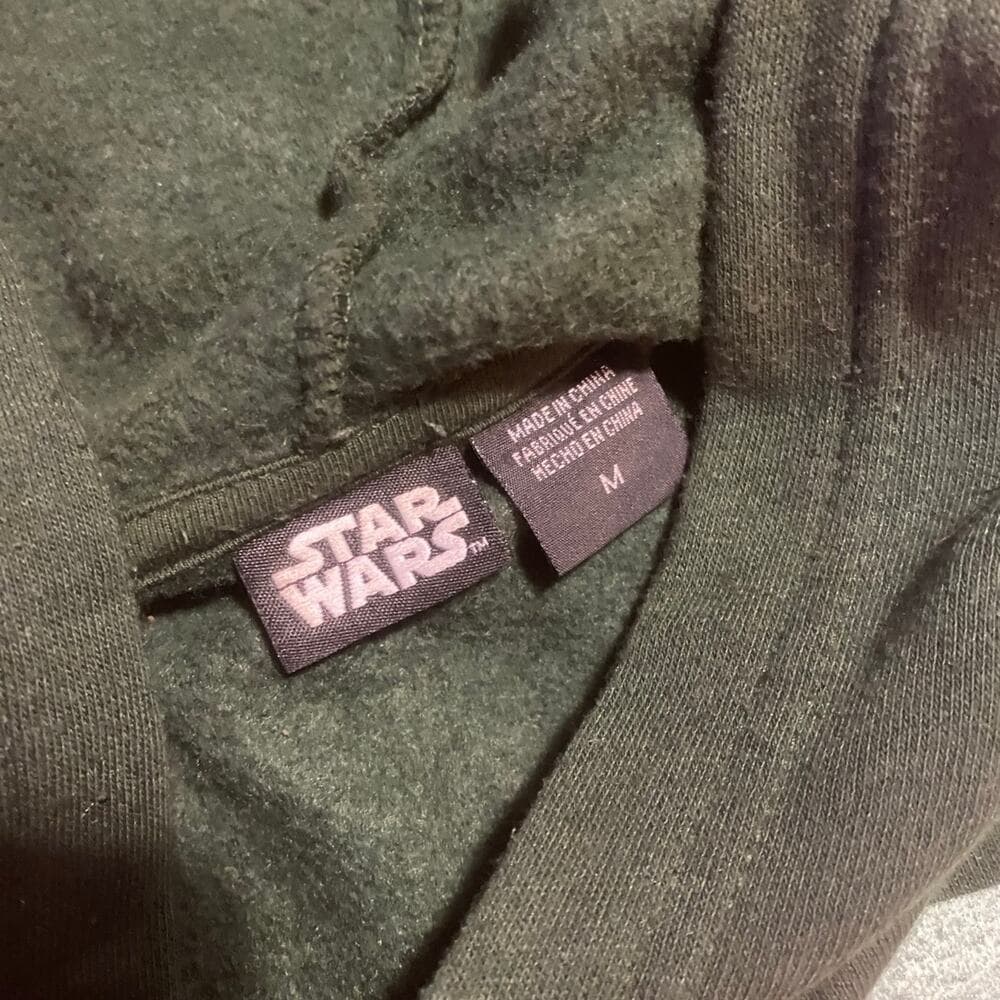 Star Wars Lucas Film L.t.d. Green Hoodie Size medium - Thumbnail 3