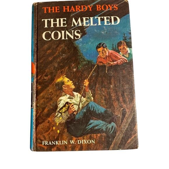 Vtg Book- The Hardy Boys The Melted Coins by Franklin W. Dixon 1944 Book - Thumbnail 5