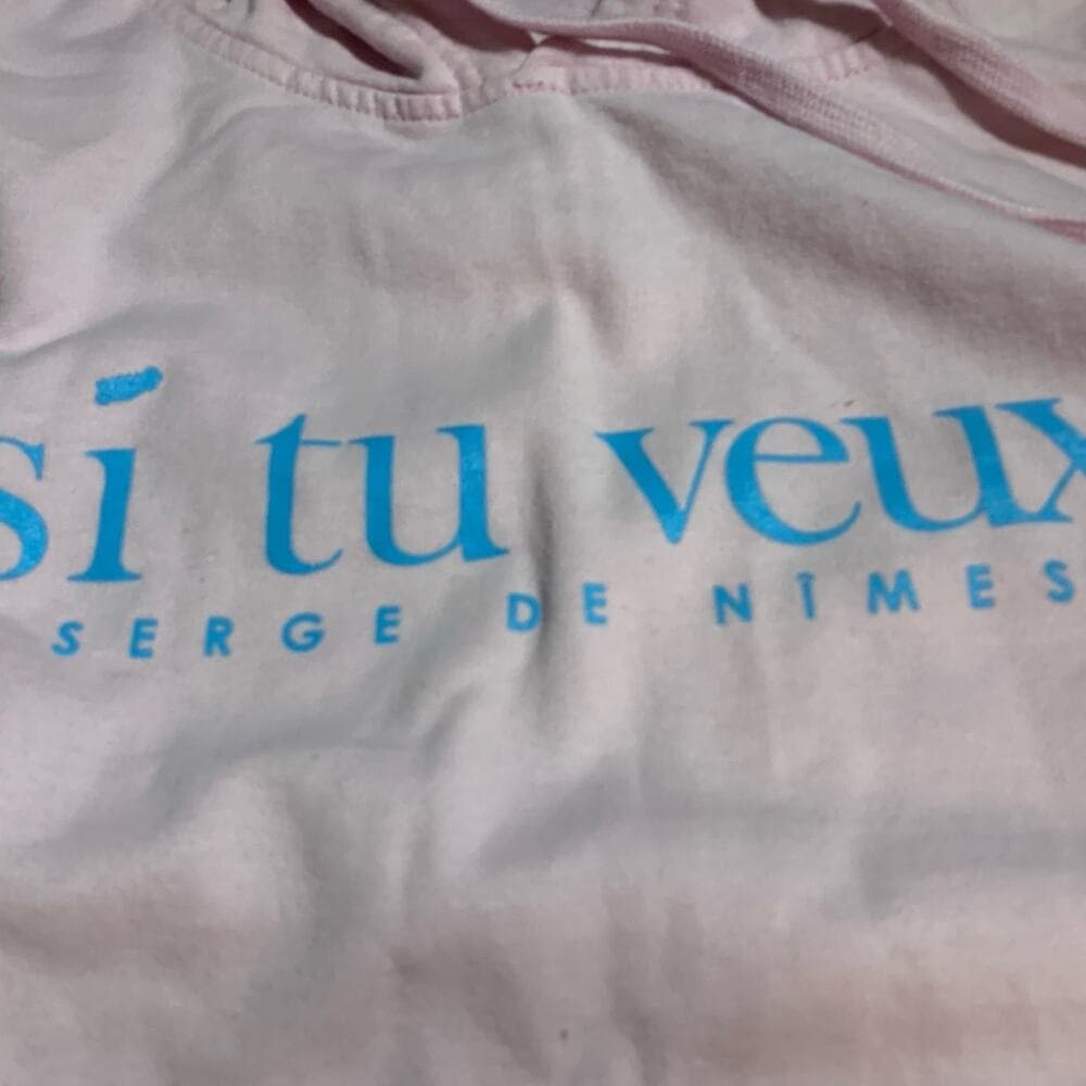 Si tu veux men’s Hoodie size 2XL - Thumbnail 2
