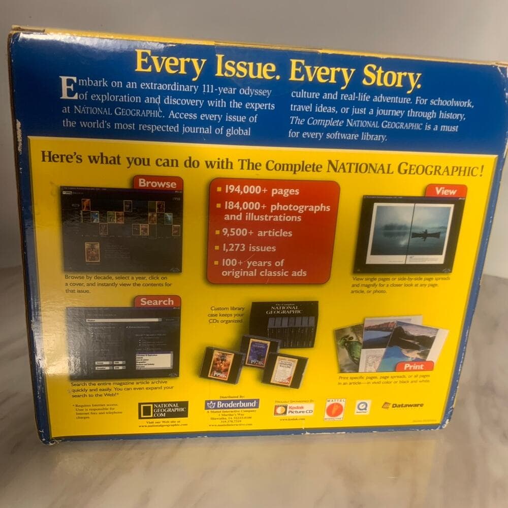 The Complete NATIONAL GEOGRAPHIC ~ 111 Years Magazine ~ 31 CD-ROMS ~ - Thumbnail 4