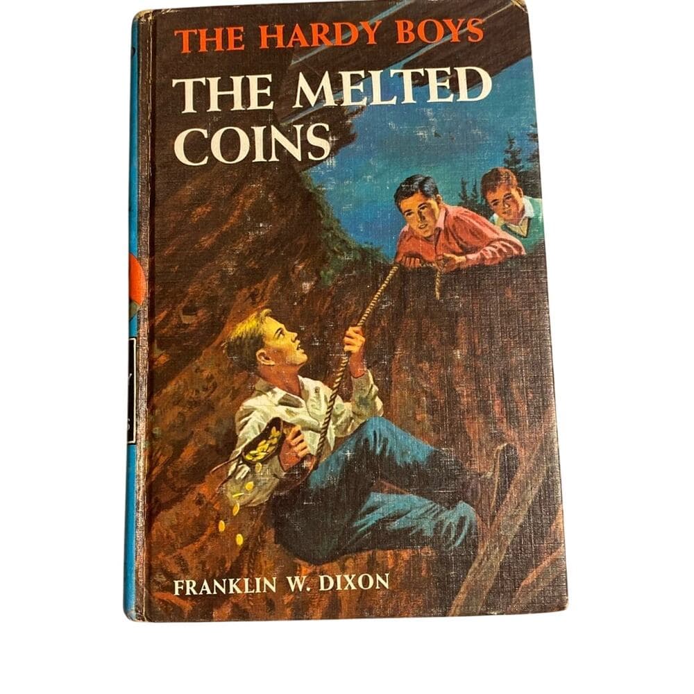 Vtg Book- The Hardy Boys The Melted Coins by Franklin W. Dixon 1944 Book - Thumbnail 4