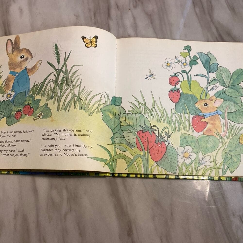 Little bunny follows his nose book hardcover - Thumbnail 3