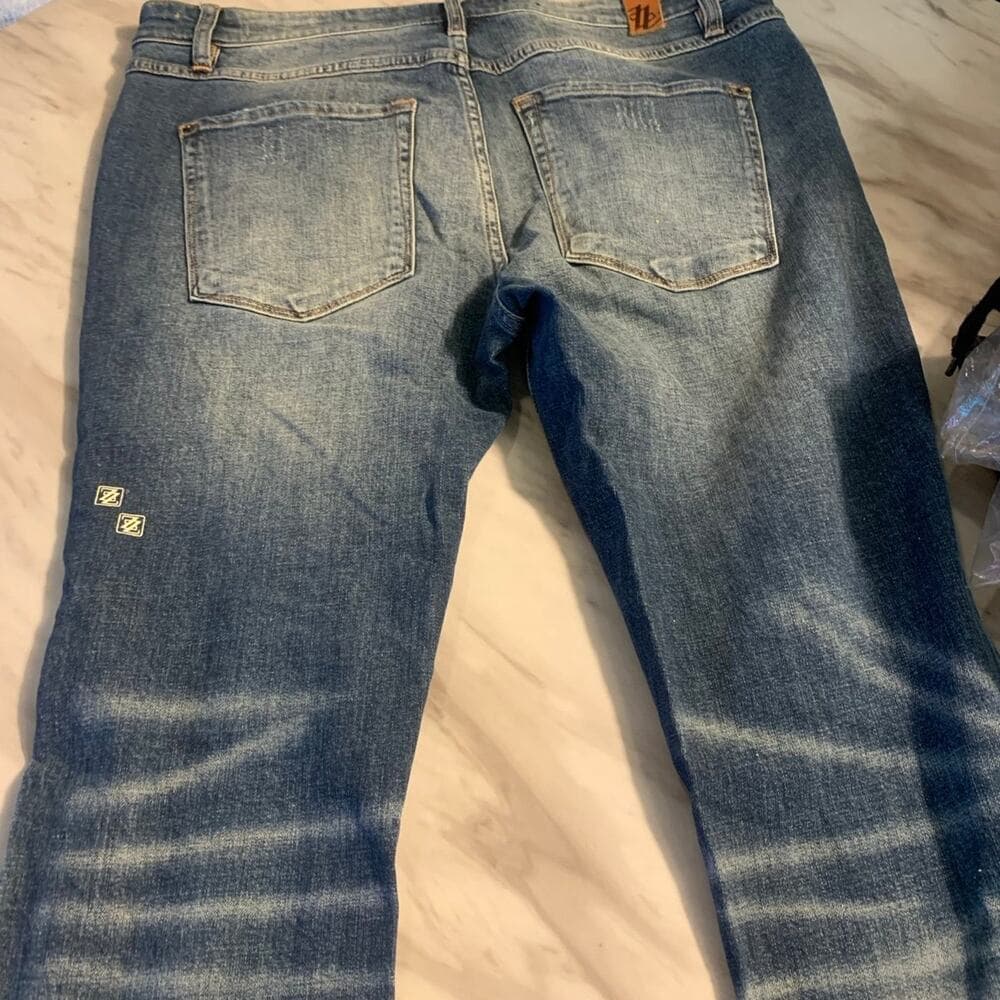 Shabaz Z Brothers Superstack Mens Jeans Size 34 - Thumbnail 7
