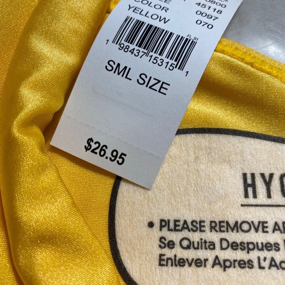 2 piece yellow swimwear - Thumbnail 4