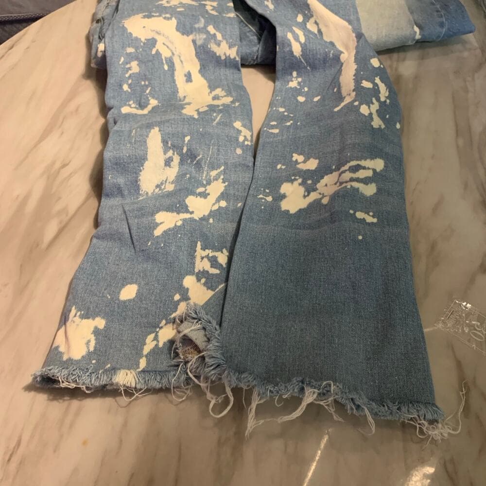 Si Tu Veux Superstack Indigo Wash Mens Jeans Size 36 - Thumbnail 8