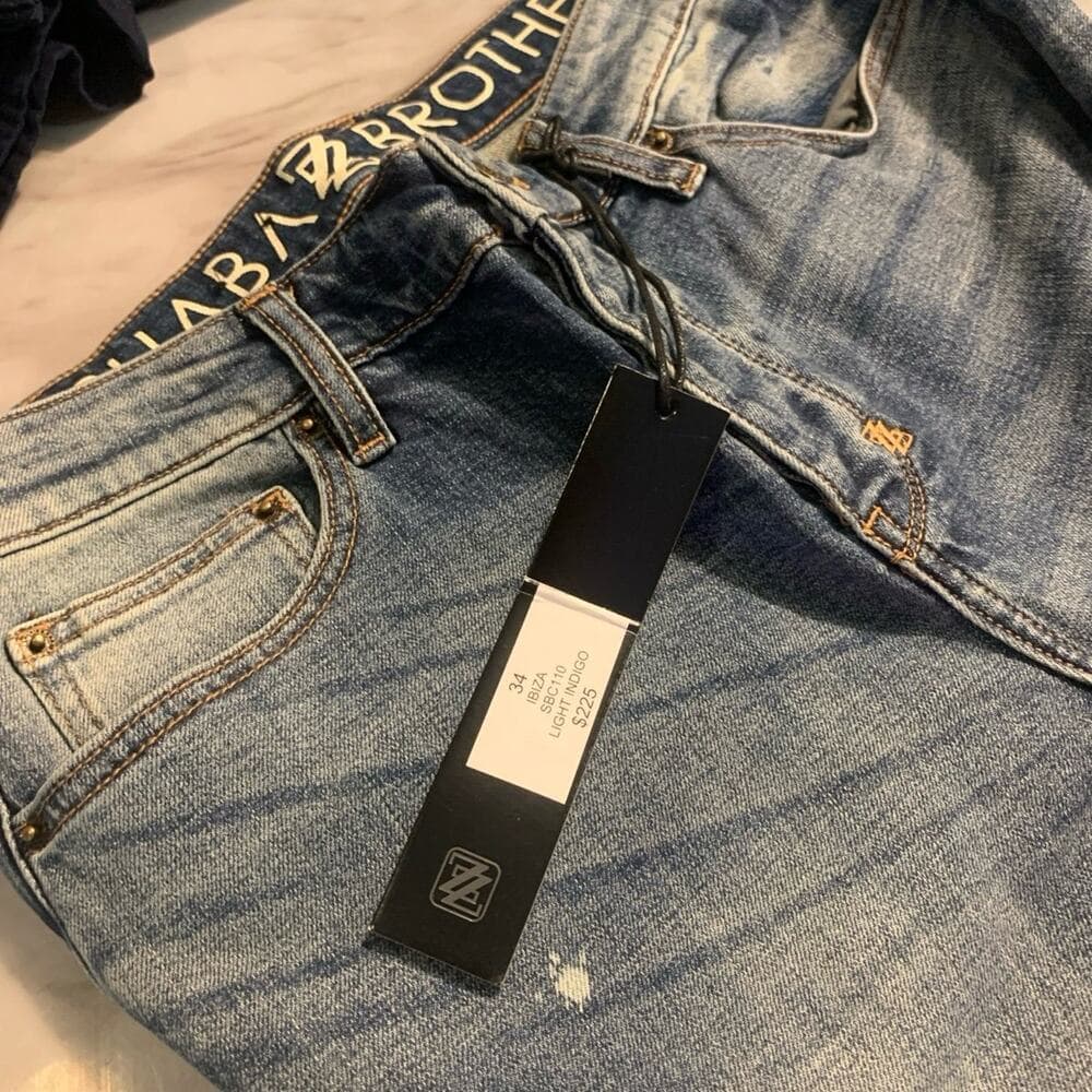 Shabaz Z Brothers Superstack Mens Jeans Size 34 - Thumbnail 9