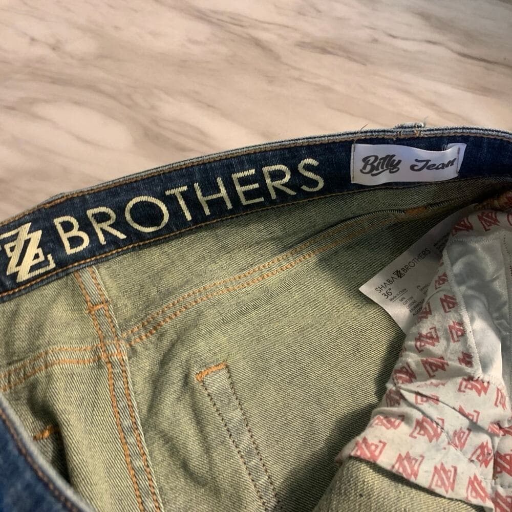 Shabaz Z Brothers Superstack Mens Jeans Size 34 - Thumbnail 6