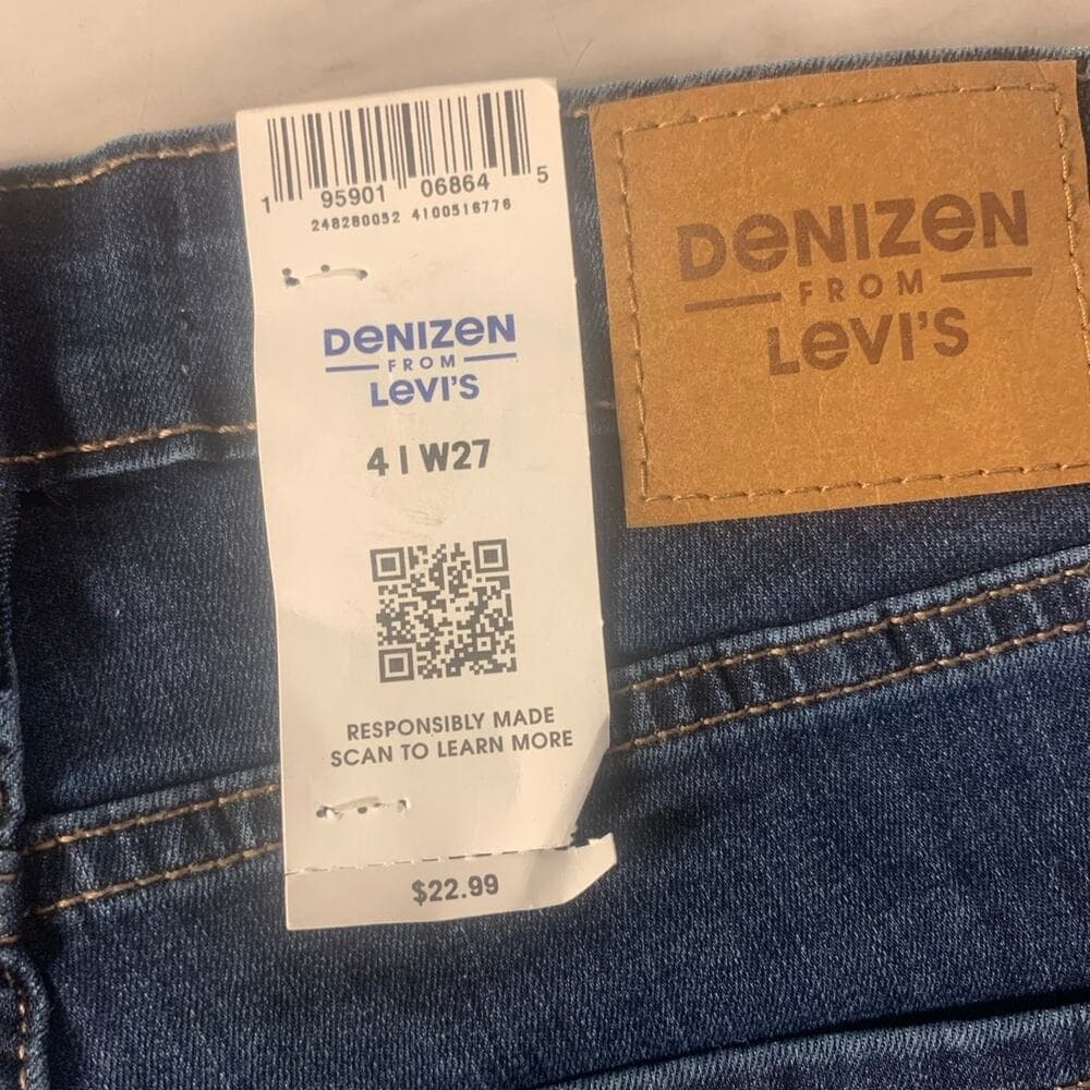 Levi’s Women’s Dark Blue Jeans Size 4 - Thumbnail 4