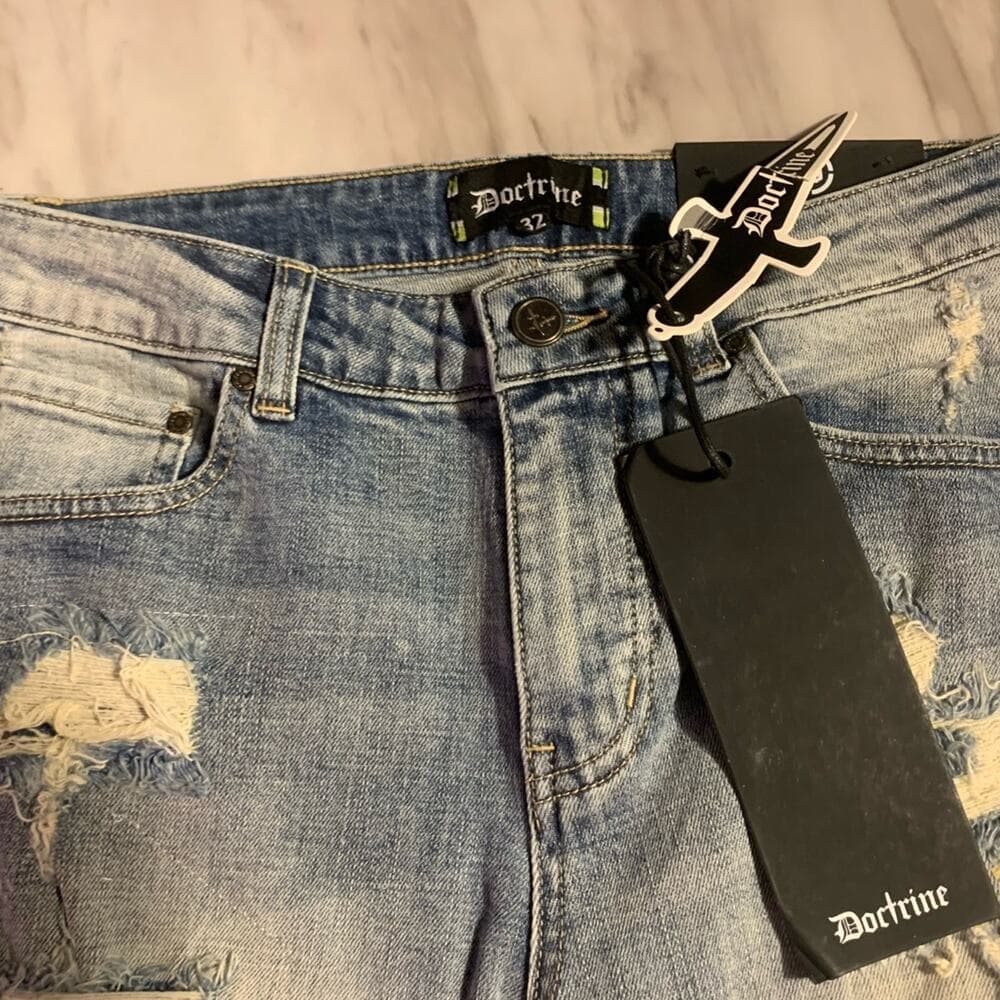 Doctrine Superstack Mens Jeans Size 32 - Thumbnail 4