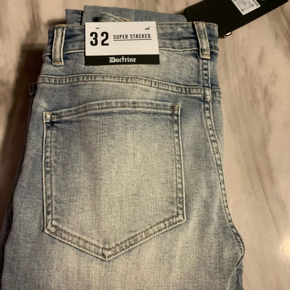Doctrine Superstack Mens Jeans Size 32 - Thumbnail 6