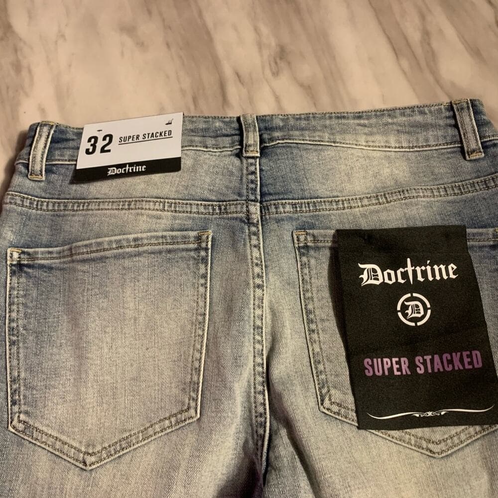 Doctrine Superstack Mens Jeans Size 32 - Thumbnail 3