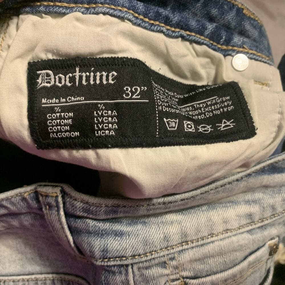 Doctrine Superstack Mens Jeans Size 32 - Thumbnail 5