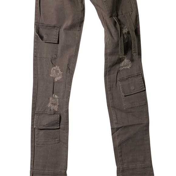 Si Tu Veux Superstack Grey Mens Jeans Size 30 - Thumbnail 9