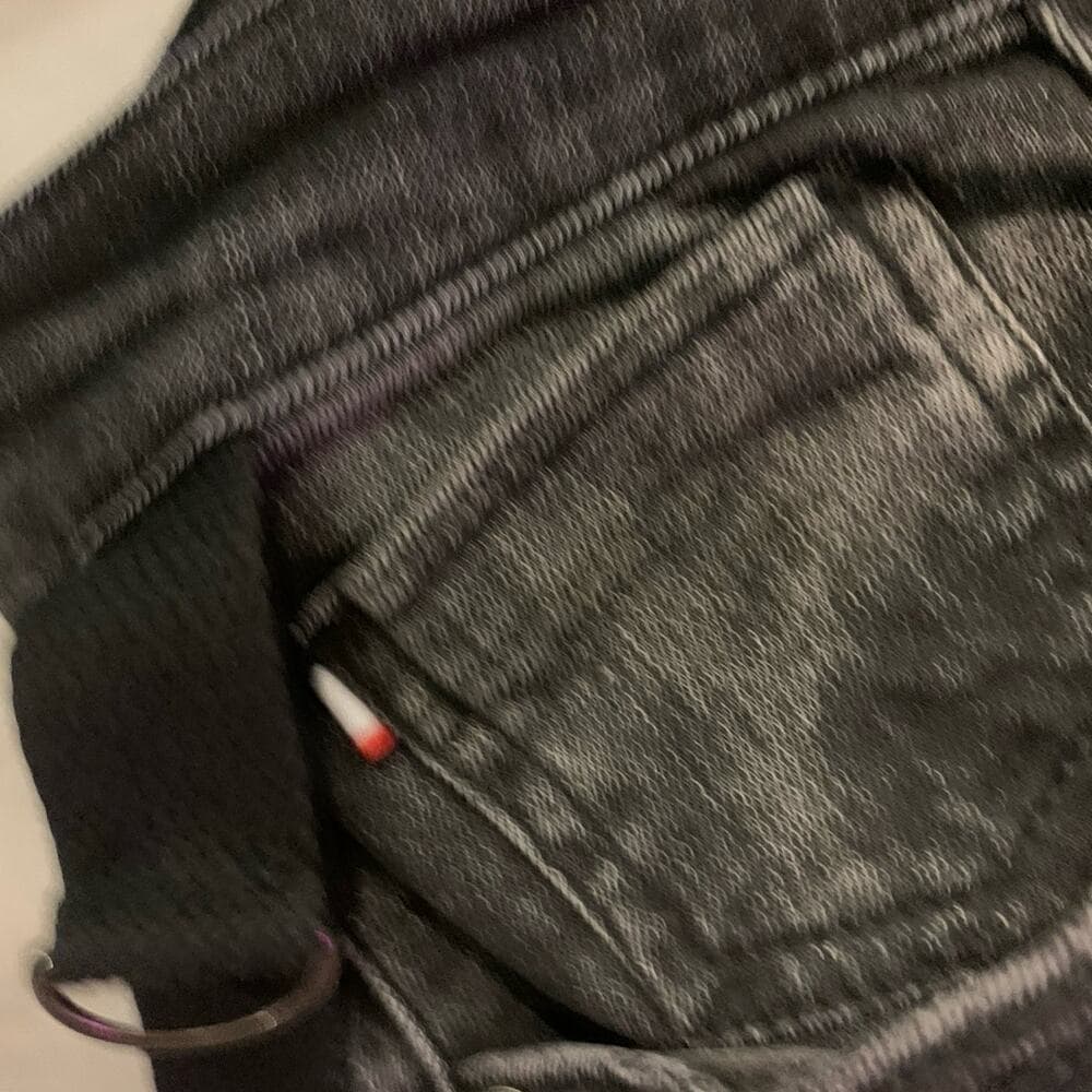 Si Tu Veux Superstack Black Wash Mens Jeans Size 34 - Thumbnail 4