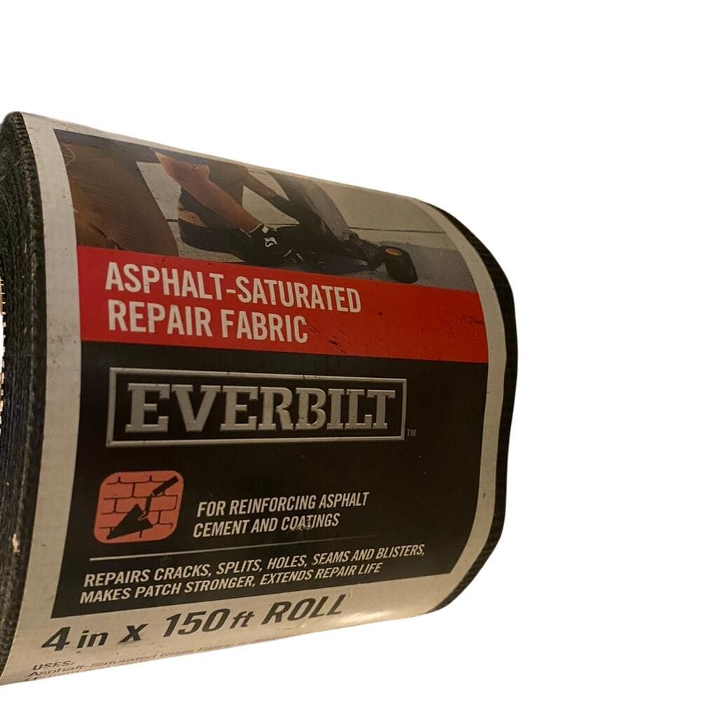 Fiberglass Roof Repair Fabric with Asphalt coating 4 in. x 150 ft - Thumbnail 3