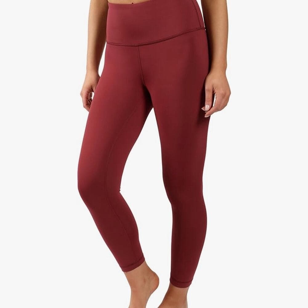 90 Degree By Reflex High Waist Squat Proof Capris - 22” Interlink Workout Capris - Thumbnail 5