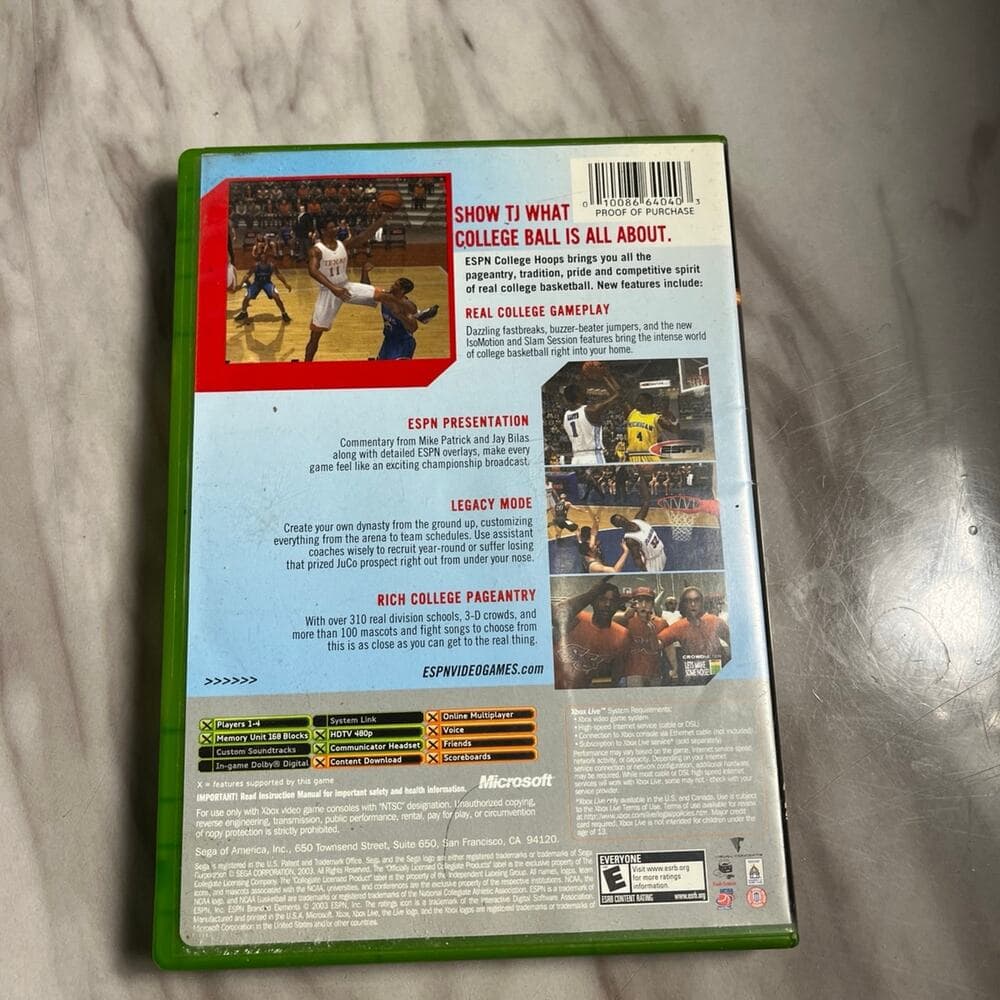 ESPN College Hoops Xbox - Thumbnail 3
