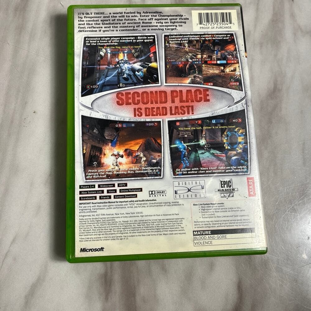Unreal Championship XBOX Game - Thumbnail 2
