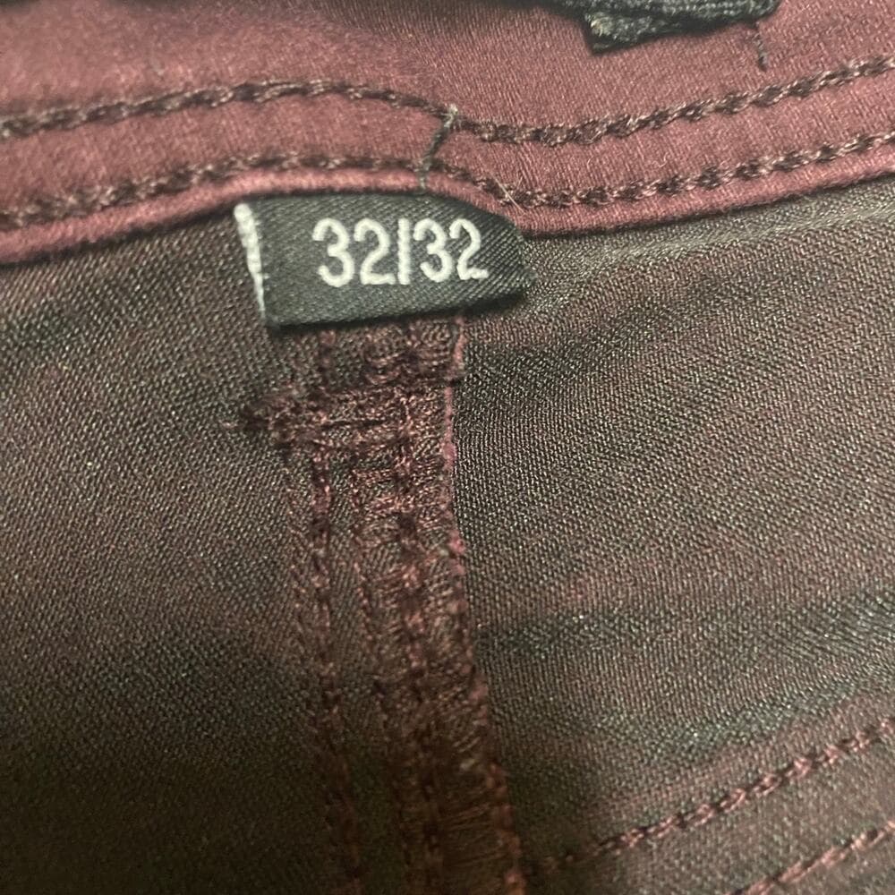 X-ray burgundy, jeans - Thumbnail 2
