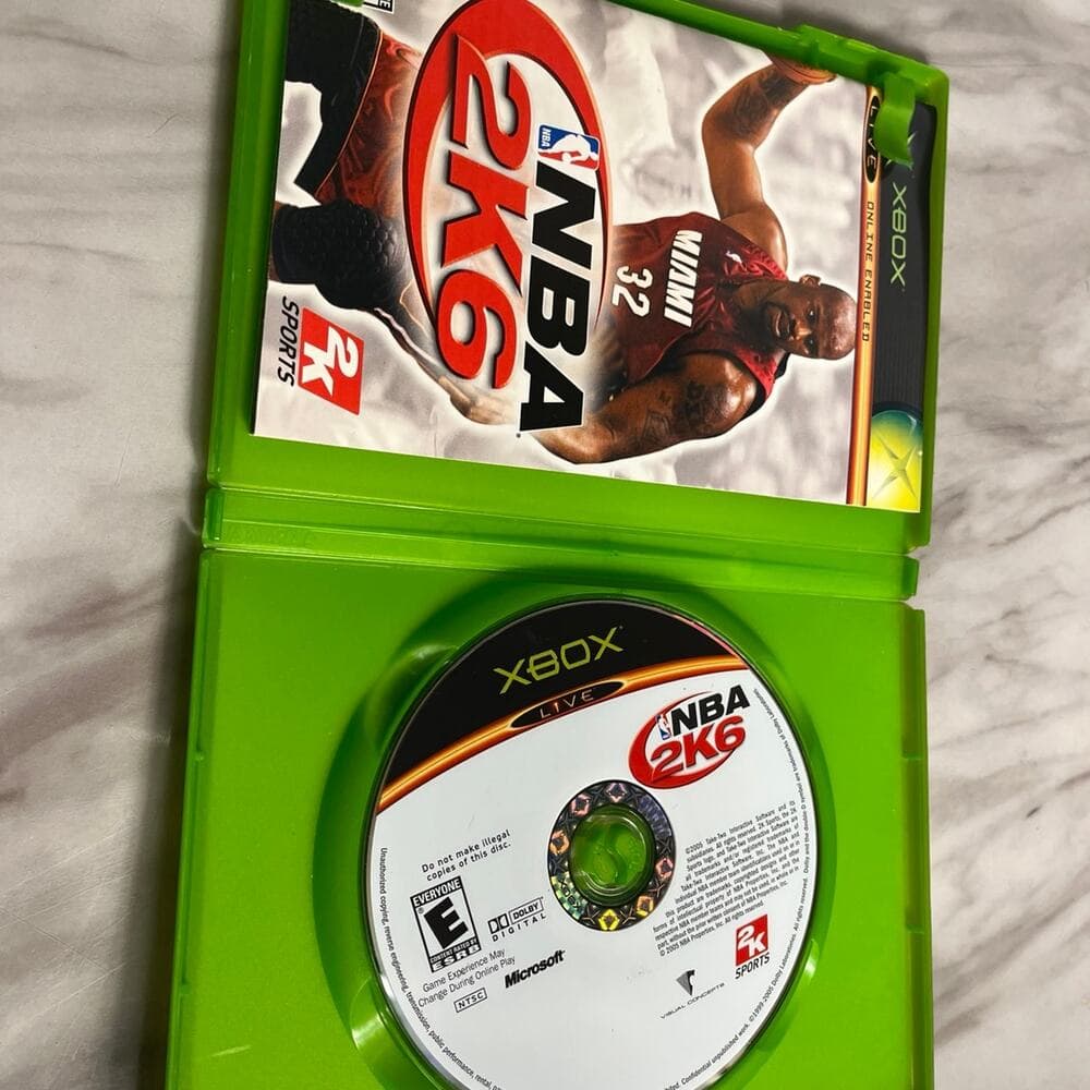 NBA 2K6 Xbox Video Game Original Microsoft Preowned