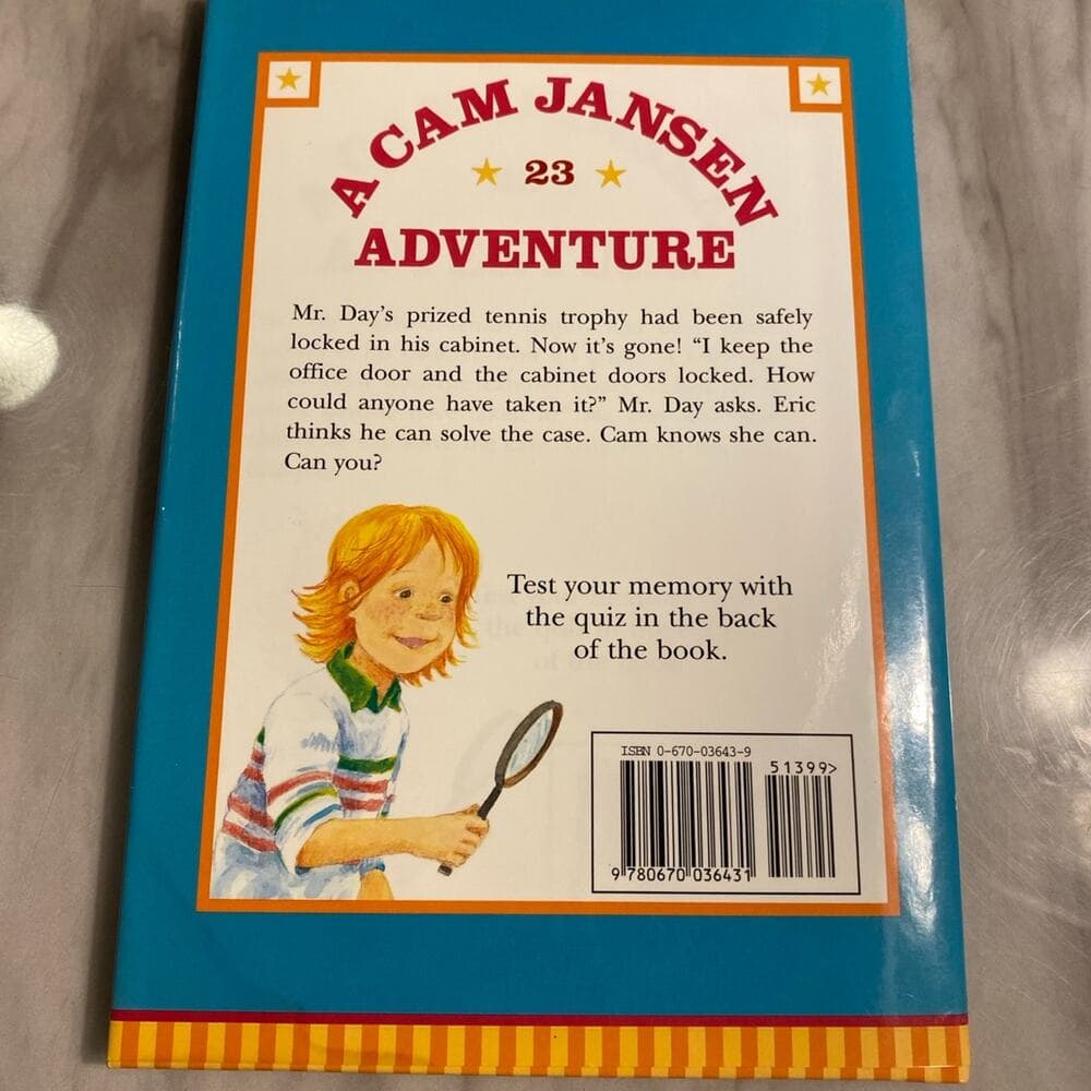 The Tennis Trophy Mystery Book
