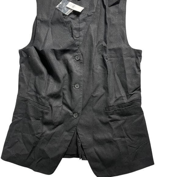 Gap Black Vest Size Large - Thumbnail 7