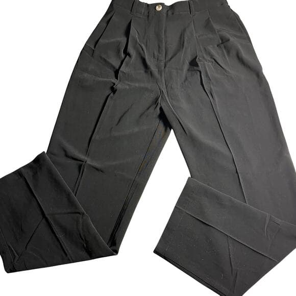 Lulus Strictly Business Black High-Waisted Trouser Pants Size Medium - Thumbnail 9