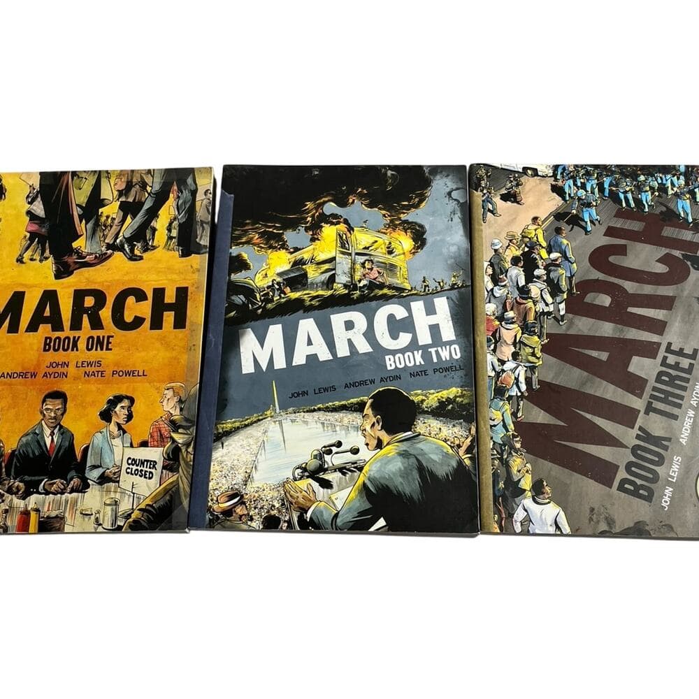MARCH Volume 1-3 John Lewis Andrew Aydin Nate Powell - Thumbnail 6